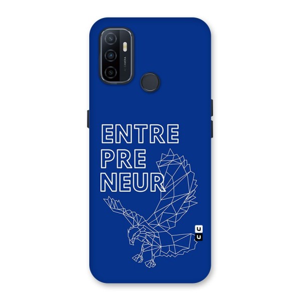 Blue Entrepreneur Back Case for Oppo A32