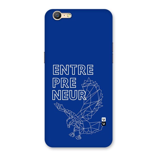 Blue Entrepreneur Back Case for Oppo A39