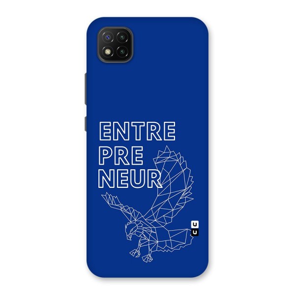 Blue Entrepreneur Back Case for Poco C3