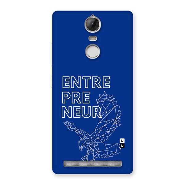 Blue Entrepreneur Back Case for Vibe K5 Note
