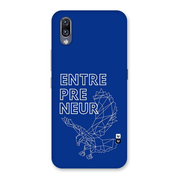 Blue Entrepreneur Back Case for Vivo NEX