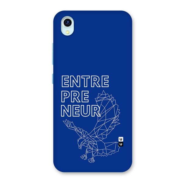 Blue Entrepreneur Back Case for Vivo Y1s