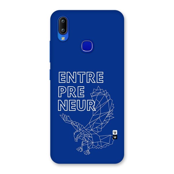 Blue Entrepreneur Back Case for Vivo Y91