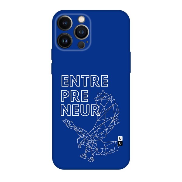 Blue Entrepreneur Back Case for iPhone 13 Pro Max
