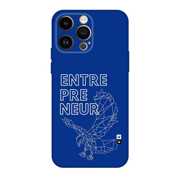 Blue Entrepreneur Back Case for iPhone 14 Pro Max