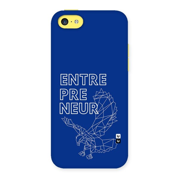 Blue Entrepreneur Back Case for iPhone 5C