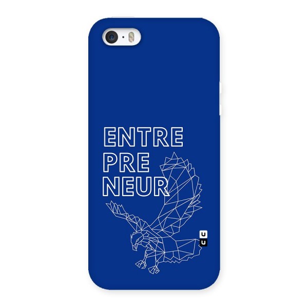 Blue Entrepreneur Back Case for iPhone 5 5s