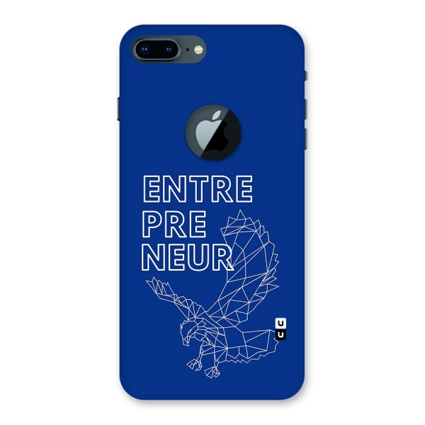 Blue Entrepreneur Back Case for iPhone 7 Plus Logo Cut