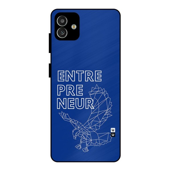 Blue Entrepreneur Metal Back Case for Galaxy M13 5G