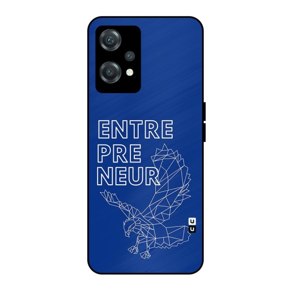Blue Entrepreneur Metal Back Case for OnePlus Nord CE 2 Lite 5G