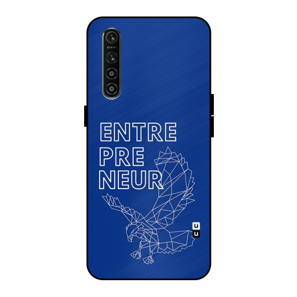 Blue Entrepreneur Metal Back Case for Realme XT