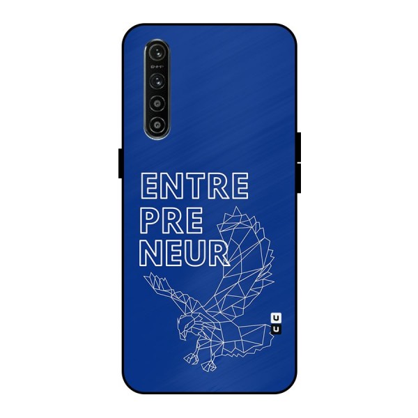 Blue Entrepreneur Metal Back Case for Realme XT