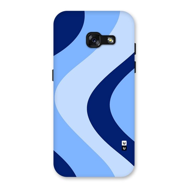 Blue Shade Curves Back Case for Galaxy A3 (2017)
