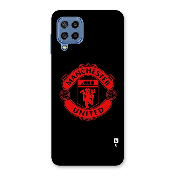 Bold Mancheter United Glass Back Case for Galaxy M32