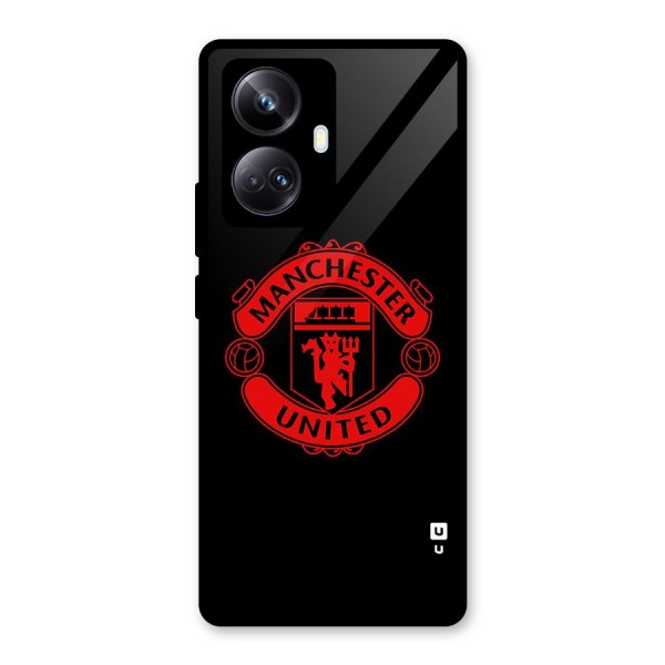 Bold Mancheter United Glass Back Case for Realme 10 Pro Plus