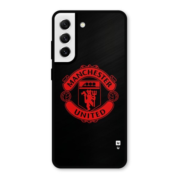 Bold Mancheter United Metal Back Case for Galaxy S21 FE 5G