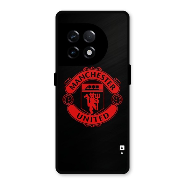 Bold Mancheter United Metal Back Case for OnePlus 11R