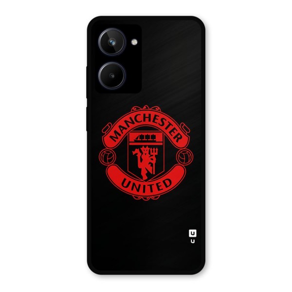 Bold Mancheter United Metal Back Case for Realme 10