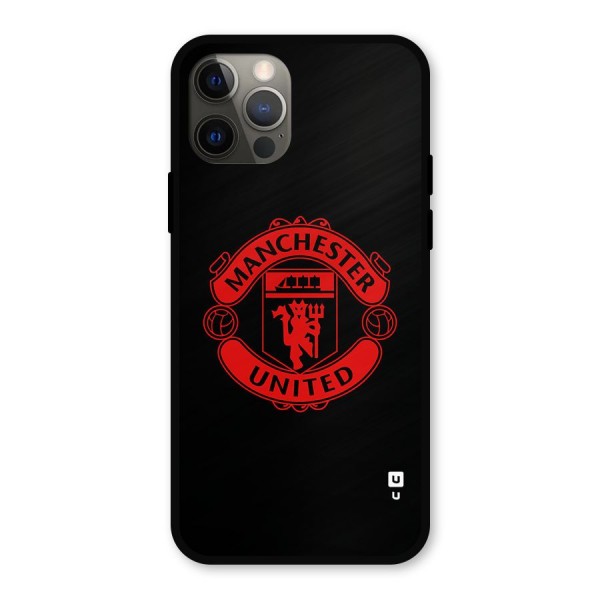 Bold Mancheter United Metal Back Case for iPhone 12 Pro