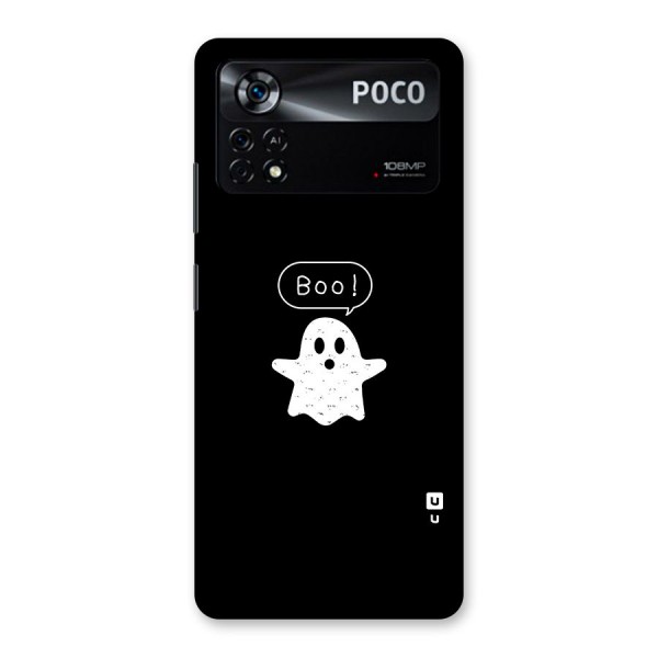 Boo Cute Ghost Back Case for Poco X4 Pro 5G