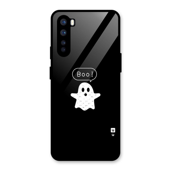 Boo Cute Ghost Glass Back Case for OnePlus Nord