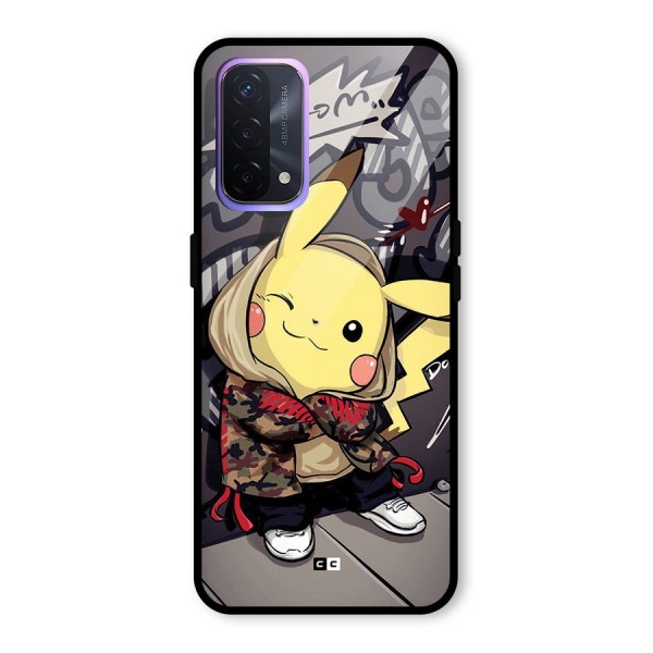 Boom Fun Glass Back Case for Oppo A74 5G