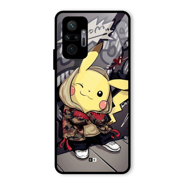 Boom Fun Glass Back Case for Redmi Note 10 Pro Max
