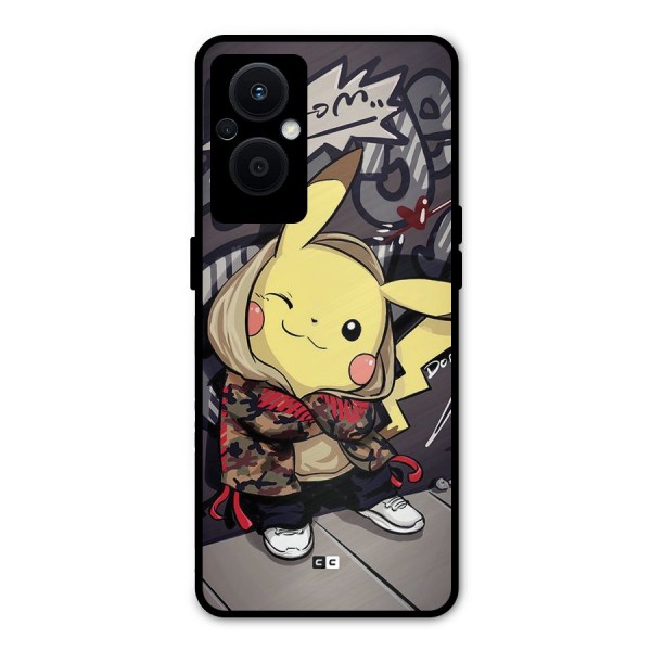 Boom Fun Metal Back Case for Oppo F21s Pro 5G
