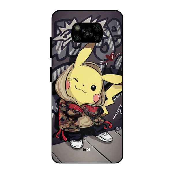 Boom Fun Metal Back Case for Poco X3