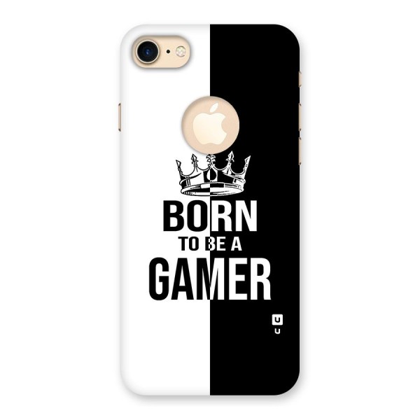 Born To Be Gamer Back Case for iPhone 7 Logo Cut