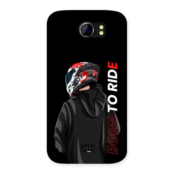 Born To Ride Back Case for Canvas 2 A110