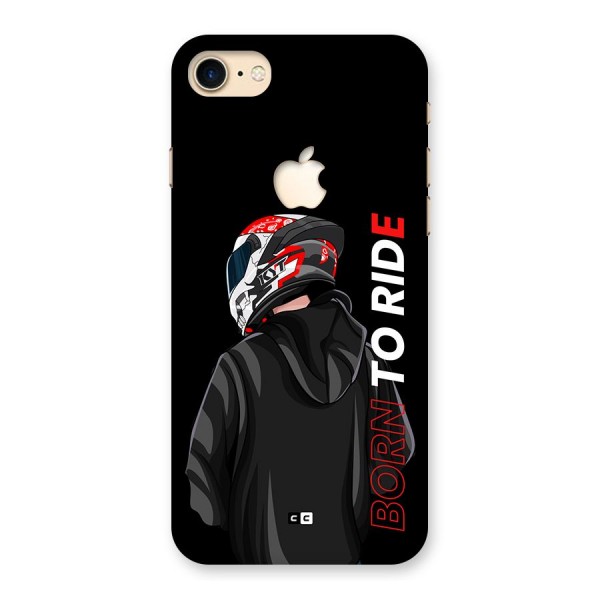 Born To Ride Back Case for iPhone 7 Apple Cut