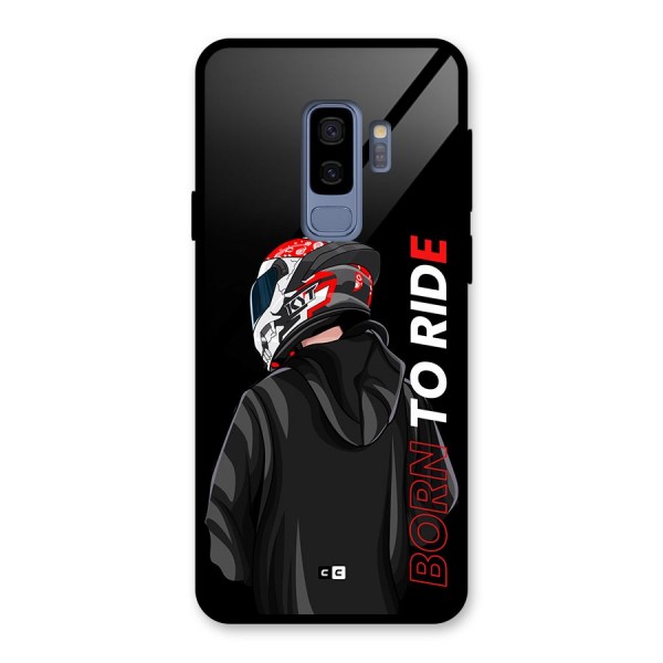 Born To Ride Glass Back Case for Galaxy S9 Plus