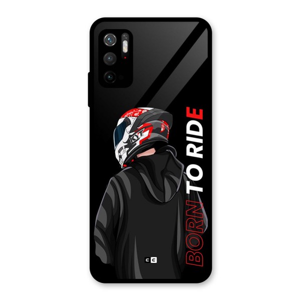 Born To Ride Glass Back Case for Poco M3 Pro 5G