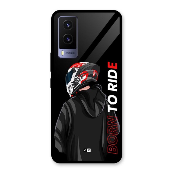 Born To Ride Glass Back Case for Vivo V21e 5G