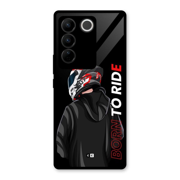 Born To Ride Glass Back Case for Vivo V27