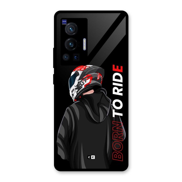 Born To Ride Glass Back Case for Vivo X70 Pro