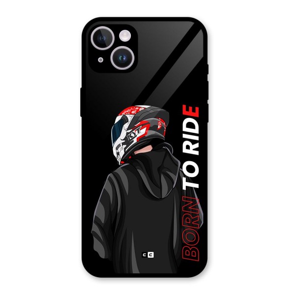 Born To Ride Glass Back Case for iPhone 14 Plus