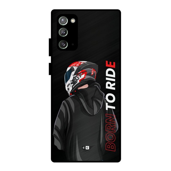 Born To Ride Metal Back Case for Galaxy Note 20