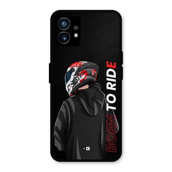 Born To Ride Metal Back Case for Nothing Phone 1
