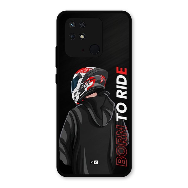 Born To Ride Metal Back Case for Redmi 10 Power