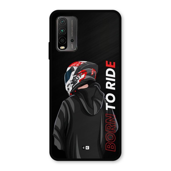 Born To Ride Metal Back Case for Redmi 9 Power