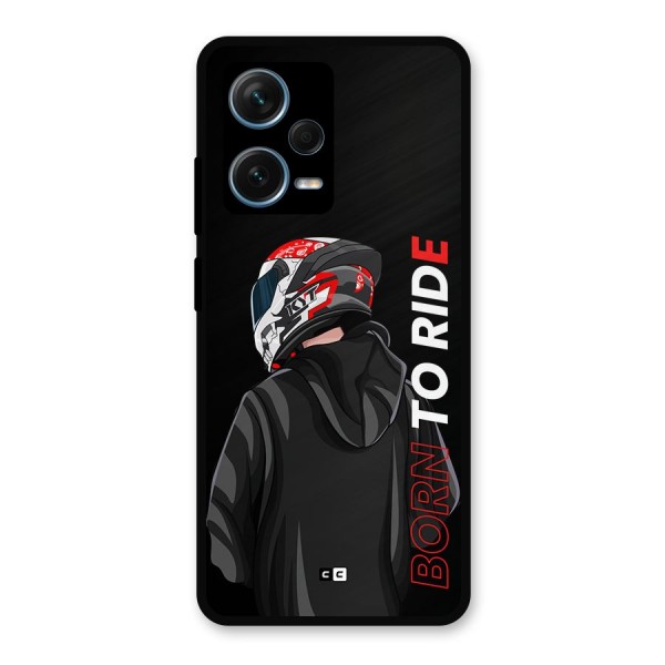 Born To Ride Metal Back Case for Redmi Note 12 Pro Plus 5G