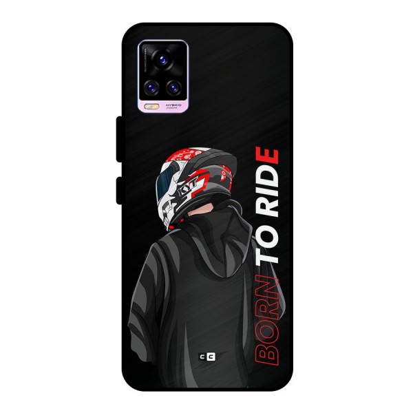 Born To Ride Metal Back Case for Vivo V20 Pro