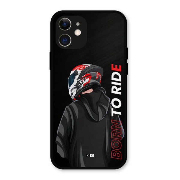Born To Ride Metal Back Case for iPhone 12