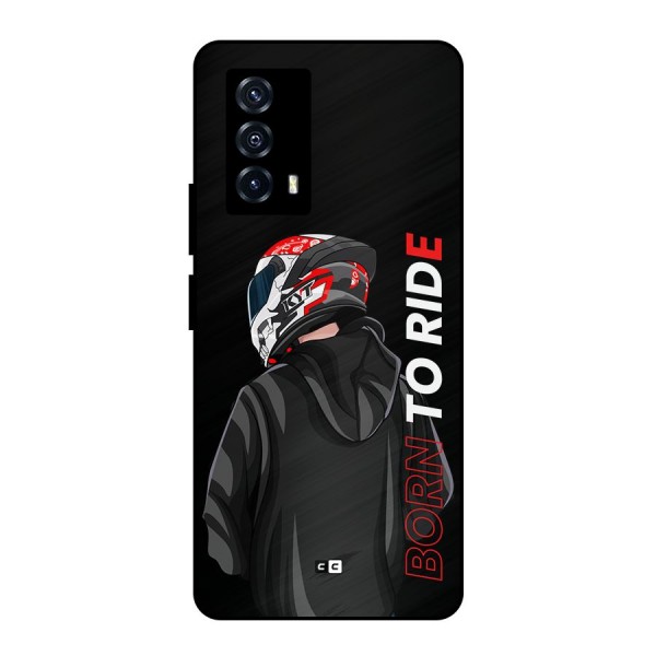 Born To Ride Metal Back Case for iQOO Z5
