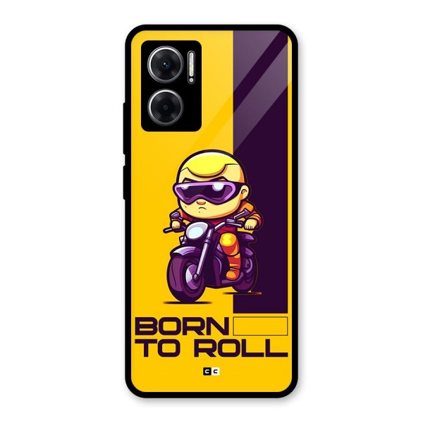 Born To Roll Glass Back Case for Redmi 11 Prime 5G