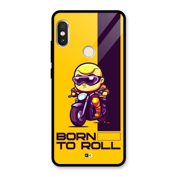 Born To Roll Glass Back Case for Redmi Note 5 Pro