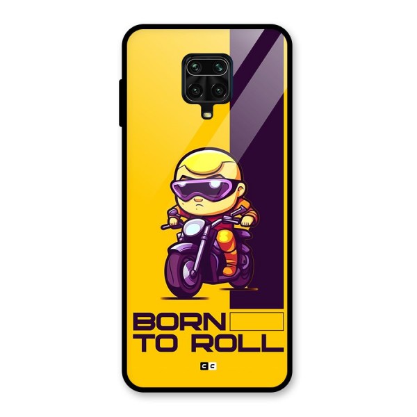 Born To Roll Glass Back Case for Redmi Note 9 Pro Max