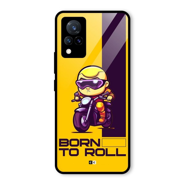 Born To Roll Glass Back Case for Vivo V21 5G